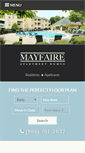 Mobile Screenshot of mayfaireapts.com